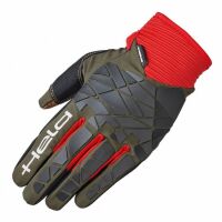 Held TACTURA letní adventure/skútr rukavice khaki/červené/béžové vel.10